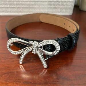 Brighton Black Bow belt 32